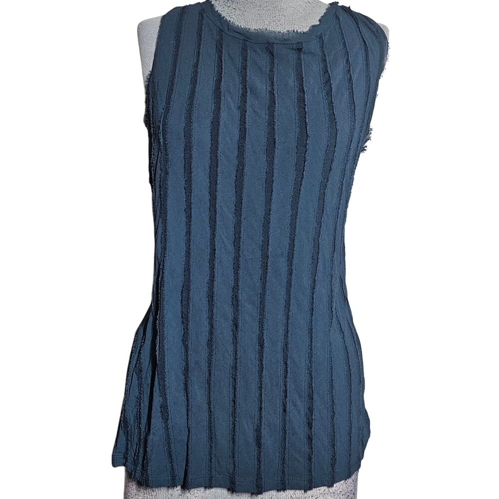 Banana Republic Blue Sleeveless Blouse Size Medium